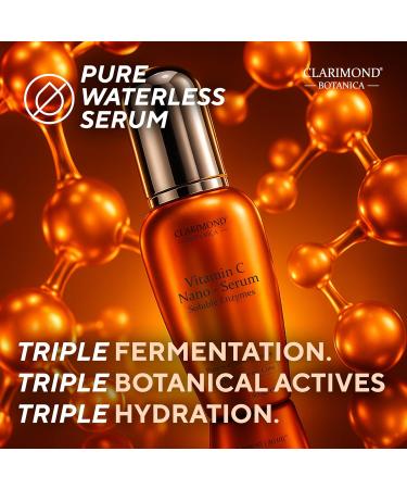 Clarimond Dual Face Serum Bundle Vitamin C Brightening + Pro-Xylane Peptide Hydration Lightweight Barrier-Support Skincare for All Skin Types - Buy Online on GoSupps.com
