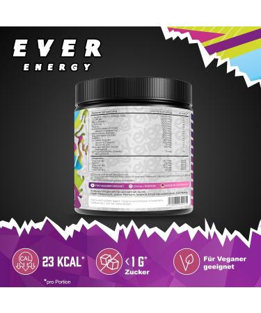 Ever Energy Pre Workout Powder | Caffeine Beta Alanine & Vitamin B Complex | Acai Blueberry Pomegranate | 20 Portions | 400g | International Shipping - Buy Online on GoSupps.com