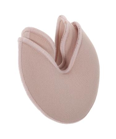 Healvian 1 Pair Silicone Gel Soft Slippers Pointed Heels for Women Dance Shoe Pad Toe Protector Sleeve Toe Thongs for Dance Toe Caps Dance Socks Foot Toe Protector Protective Case Gel Pad Beige 10X9.5cm