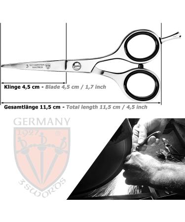3 Swords Germany Professional Beard Hair Scissors Stainless Steel Straight Blade Sharp with case Beard Scissors - Buy Online on GoSupps.com