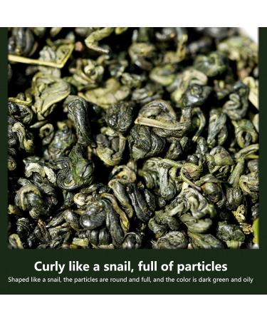 BiLuoChun Green Tea Chinese Pi Lo Chun Spring Loose Leaf Tea Strong Aroma Snail Shape Tea Picked Before Pure Brightness with Gift Box for Guests Morning Afternoon Tea - Buy Online on GoSupps.com