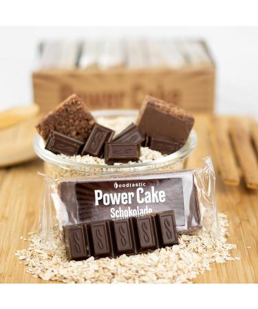 Foodtastic Power Cake Mix Box - Buy 12 x 120g Juicy Handmade Oat Bars | Delicious Flapjack Energy Bars for International Shipping - Buy Online on GoSupps.com