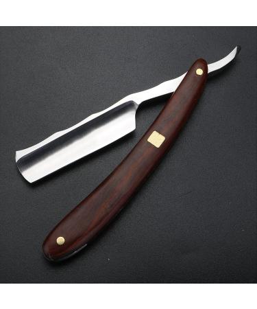 Antique Barber Razor Foldable Wooden Handle Straight Razor for Manual Shaving | Classic Men's Grooming Tool - Buy Online on GoSupps.com