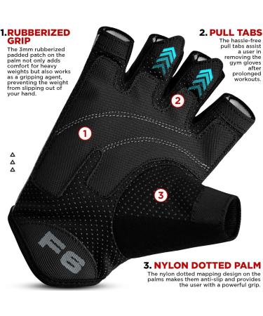 RDX Fitness Gloves for Men & Women | Weightlifting Strength Training & Bodybuilding | Durable Workout Gloves for Pull-Ups & Powerlifting - Buy Online on GoSupps.com