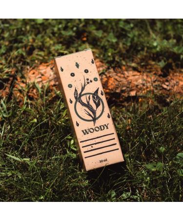  By Elementum Woody Beard Oil Natural Beard and Skin Care Nourishing Blend of 6 Plant Oils with Wood and Noble Iris Scent 30ml - Buy Online on GoSupps.com