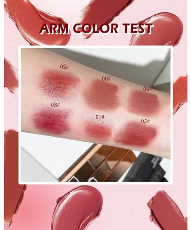 Matte & Hydrating Lipstick Kit - 2PCS Nude Red Lipcolor | Moisturizing Velvet Lip Balm & Long-lasting Waterproof Lip Gloss | Perfect Makeup Gift for Women - Buy Online on GoSupps.com