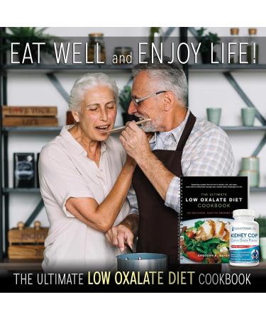 KIDNEY C.O.P. Calcium Oxalate Protector 120 Capsules Patented Kidney Support for Calcium Oxalate Crystals Stop Recurrence (Starter Pack - (120 Caps) and 1 Ultimate Low Oxalate Diet Cookbook) - Buy Online on GoSupps.com