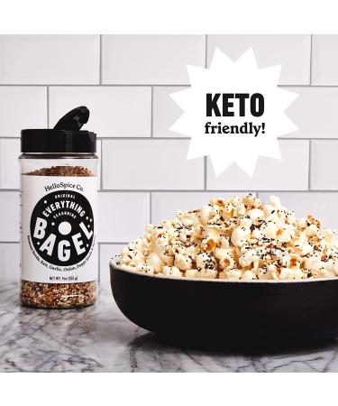 Everything Bagel Seasoning XL 9oz Jar - Sea Salt, Spices, Sesame Seeds, Onion Flakes & Garlic - Gluten Free & Keto - 1 Pack - Buy Online on GoSupps.com
