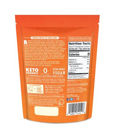 Monk Fruit in the Raw - Natural Sugar-Free Sweetener with Erythritol | 16 oz Keto & Vegan Baking Bag - Buy Online on GoSupps.com