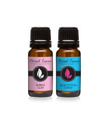 Pair (2) - Eternal Essence - Blue Cotton Candy & Bubble Gum - Premium Fragrance Oil Pair - 10ml