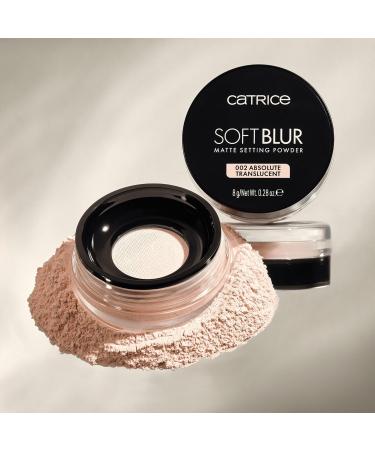  Catrice Catrice Soft Blur Matte Fixing Powder long-lasting mattifying pore-reducing natural transparent (8g) - Buy Online on GoSupps.com