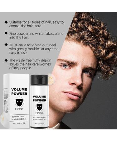 Happy Texture Powder Natural Finish Styling Powder for Men Easy to Use Light Volume for Dating Business Travel Portable Hair Care for Daily Use - Buy Online on GoSupps.com