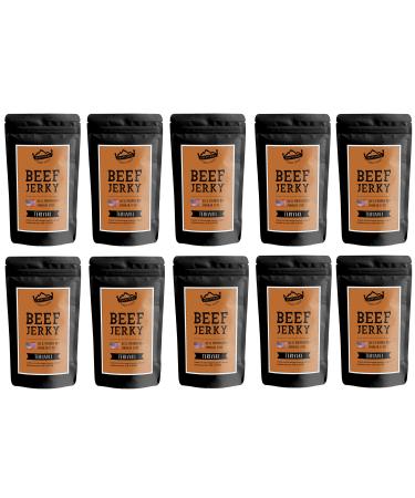 CRAFTSMAN FINEST FOODS Craftsman Beef Jerky TERIYAKI - 500 g (10 x 50 g) - Dried meat from Germany - Bavaria - American Jerky Beef - 100% beef - Teriyaki - Premium Beef - Made in Germany