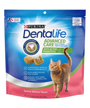 Dentalife Purina Adult Dental Cat Treats Salmon 1.1875 Pound (Pack of 1)