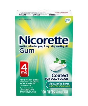 Nicorette Gum, 100 Count (Pack of 1)