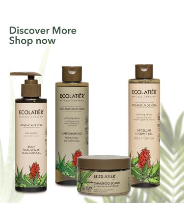 Micellar Shower Gel Deep Hydration with Organic Aloe Vera | 97.5% Natural Vegan Body Wash for Sensitive Skin | 11.8 Fl Oz - Buy Online on GoSupps.com