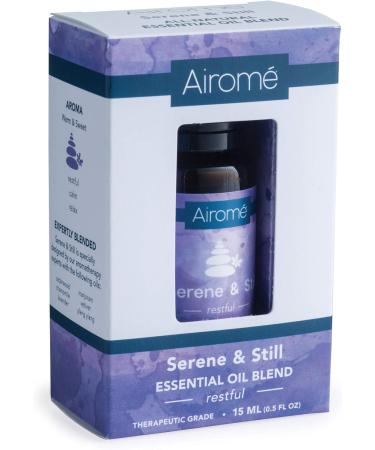 Shop Airom Serene & Still Blend - 100% Pure Therapeutic Grade Essential Oils (15ml) | Premium Amber Glass Bottle - International Shipping Available - Buy Online on GoSupps.com