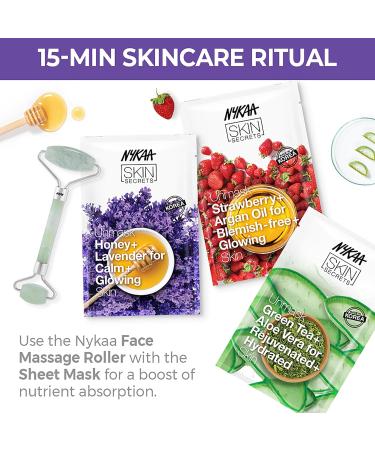 Nykaa Naturals Skin Secrets Bubble Sheet Mask - Honey & Lavender | Dark Spot Reducer & Skin Elasticity Booster - 0.67 oz - Buy Online on GoSupps.com