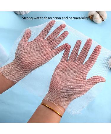 ZJchao Gauze Face Mask - 100pcs Disposable DIY Masks for Beauty Salon & Home Use | Strong Water Absorption Skin Care - Buy Online on GoSupps.com