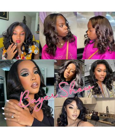 Junoda Glueless Bob Wig | Human Hair Lace Front Wig | 4x4 HD Glueless | Pre Plucked & Cut | Brazilian Virgin Hair | Natural Color - 12 Inch - Buy Online on GoSupps.com