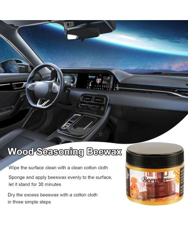 Wood Floor Wax Polish | 80g Multipurpose Furniture Restore Conditioner Home Furniture Protection Beeswax for Cabinets Chairs Wardrobes Tables Rowces - Buy Online on GoSupps.com