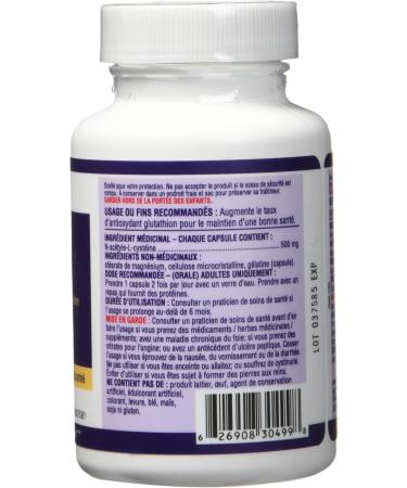 Westcoast Naturals Amino Acid N-Acetyl-L-Cysteine Capsule 500 mg - Buy Online on GoSupps.com
