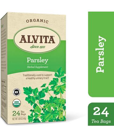 Buy Organic Alvita Parsley Tea - 24 Bags for Natural Wellness - Buy Online on GoSupps.com