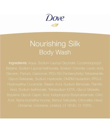 Dove Nourishing Silk Body Wash microbiome-Gentle for softer smoother skin after one shower 720 ml (Pack of 2) Mild 720 ml (Pack of 2) - Buy Online on GoSupps.com