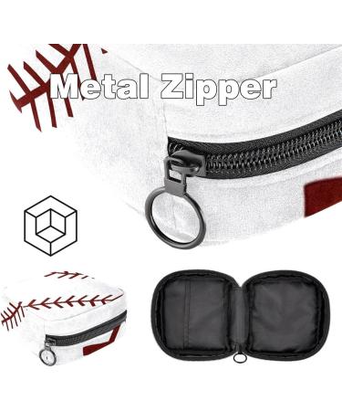Shop Sport-Ball Baseball Menstrual Pad Bag - Portable Zipper Pouch for Teens & Women - Buy Online on GoSupps.com