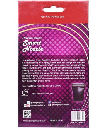 Le Angelique Smart Nozzle Attachment for Hair Dryer | 2 Universal Concentrator | Nano Titanium Roller Diffuser - Buy Online on GoSupps.com