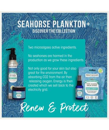 Beauty Kitchen - Seahorse Plankton + 5 Minute Miracle Mask 17ml - Hydrating Facial Mask - Removes Impurities Removes Redness & Promotes Collagen - Vegan/Cruelty Free - Buy Online on GoSupps.com