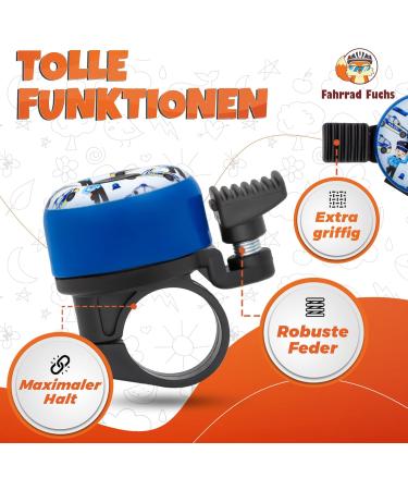 Shop Fun Bicycle Bells for Kids - Police & Blue Designs for Boys | Children's Bike Accessories - Buy Online on GoSupps.com