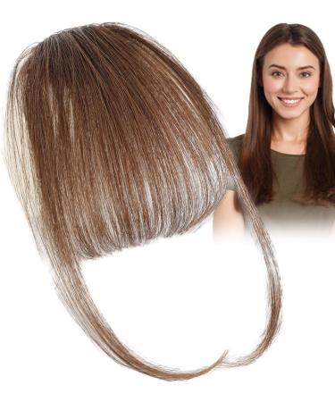 Bang Clip in Hair Extensions | French Bangs Clip on Hair Bangs Extensions - French Bangs Clip on Fake Fringe Stylish Natural Color Fringe Hairpieces for Girls Women brown - Buy Online on GoSupps.com