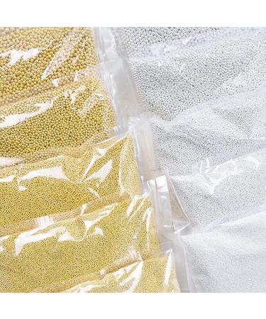 VONNST Nail Decorations 1Bag 3D Nails Art Metal Charm Caviar Beads Nails Rivets Jewelry Manicure Decorations Accessories 1.5mm Silver - Buy Online on GoSupps.com