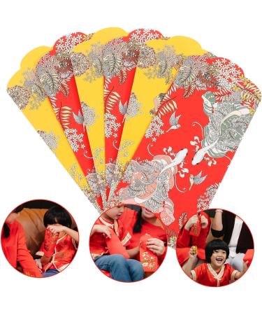 TEHAUX 20pcs Red Envelope Bag Year of Tiger Red Envelopes Japanese Money Envelopes Wedding Money Envolopes Japanese Hongbao Red Purse Wedding Money Bags Cute Cash Bag White Cardboard - Buy Online on GoSupps.com