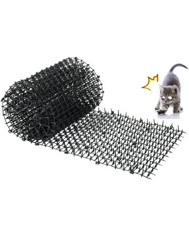 MOSTAR Cat Scat Mat (6.5 ft) Anti-Cat and Pest Plastic Prickle Strip Network Digging Stopper Keep Cat/Dog Away 78'' 11''