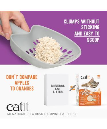 Catit Go Natural! Clumping Cat Litter with Lavender Scent - Eco-Friendly Pea Pod Formula 2 x 2.8 kg (5.6 kg) - International Shipping Available - Buy Online on GoSupps.com