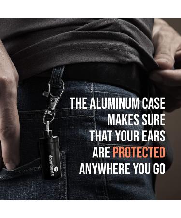 DownBeats Reusable High Fidelity Hearing Protection Ear Plugs - Clear Ear Plugs with Black Case - Ideal for Concerts, Music, and Musicians - Buy Online on GoSupps.com