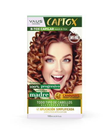 CAPTOX Botox Professional Hair Treatment - Stem Cell Therapy for Deep Moisture & Shine | Vegan Eco-Friendly All Hair Types - Buy Online on GoSupps.com