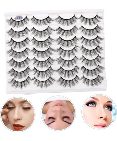 Beatifufu 1 Box 5d False Eyelashes No Glue Eyelashes Artificial Eyelashes Wispy Eyelashes Faux Eyelashes Pesta as Postizas Naturales Stick on Fake Eyelashes Cosmetic Eyelashes Chemical Fiber - Buy Online on GoSupps.com