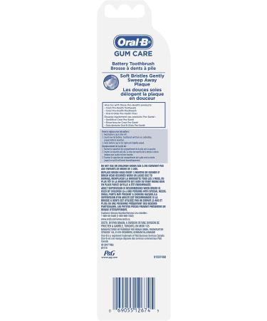 Oral-B Power Battery Toothbrush Gum Care Colours May Vary 1 count - Buy Online on GoSupps.com