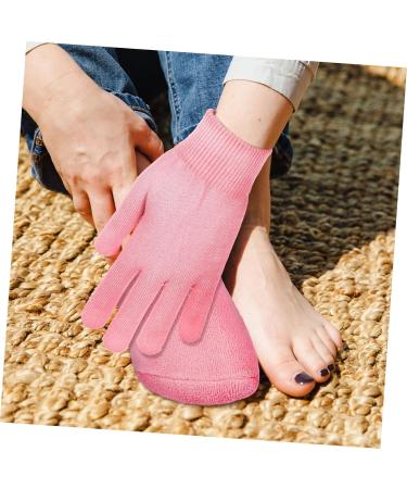 POPETPOP 4 Sets Spa Moisturizing Socks Hand Moisture Gloves Spa Socks Bath Gloves Hand Skin Care Gloves Foot Mask Moisturizing Skin Nursing Socks Cotton - Buy Online on GoSupps.com