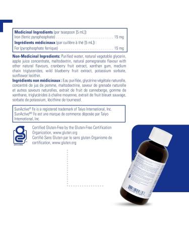Pure Encapsulations - Iron liquid - Hypoallergenic Supplement Supports Hemoglobin and Myoglobin Function* - 120 ml Liquid - Buy Online on GoSupps.com