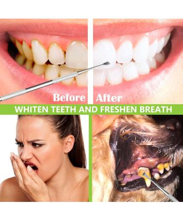 Buy Kinzio Tartar Remover for Dogs & Cats | Double Head Pet Dentist | Effective Dental Plaque Cleaner (Silver) - Buy Online on GoSupps.com