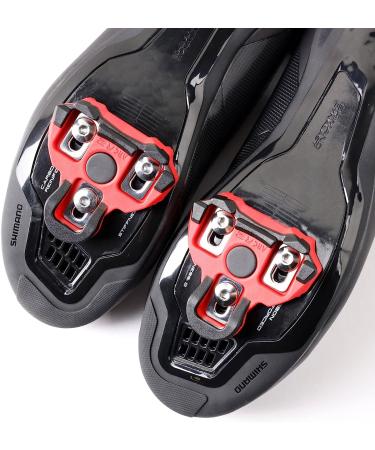 CyclingDeal Look Keo & Garmin Vector Compatible Bike Cleats - Road Bicycle Cleat Set - 6 Degree Float - Buy Online on GoSupps.com