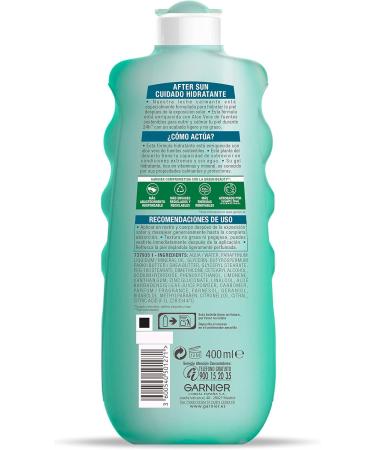 Garnier Delial After Sun Soothing Moisturising Milk with Aloe Vera - 400ml | Refresh & Hydrate Skin After Sun Exposure - Buy Internationally - Buy Online on GoSupps.com