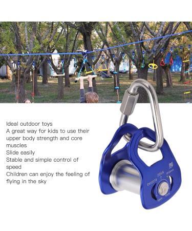 Vgeby Outdoor Sport Pulley | Aluminum Alloy Zipline Pulley for Obstacle Course Training - Indoor & Outdoor Use - Buy Online on GoSupps.com