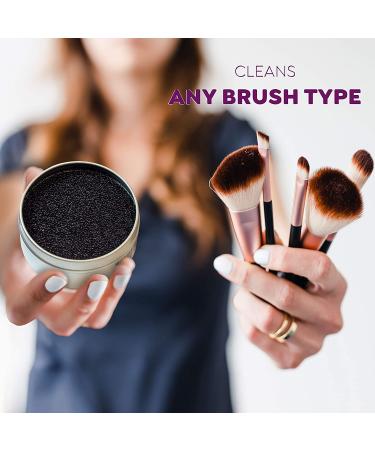 Makeup Brush Cleaner Sponge - Color Remover for Eye Shadow and Blush - Quick Switch, Effective & Dry Brushes Cleaner - Buy Online on GoSupps.com