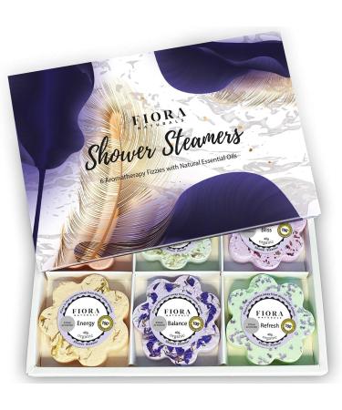 Fiora Naturals Aromatherapy Shower Steamer Gift Set - 18 Vapor Tablets with Essential Oils | Relaxing Spa Shower Bombs for Men and Women - Buy Online on GoSupps.com
