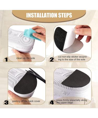 9 Pairs Non-Skid Silicone Shoe Grips - Self-Adhesive Shoe Pads for Men and Women - Noise Reduction and Skid Proof - Buy Online on GoSupps.com